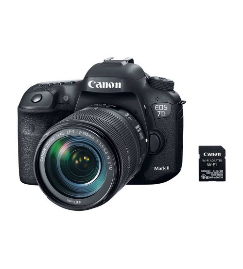 Canon EOS 7D Mark II Kit 18-135mm NANO USM with WIFI Adapter W-E1